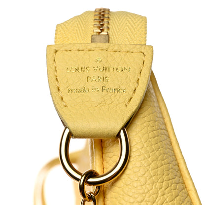 Louis Vuitton Empreinte Monogram Mini Pochette Accessories Lemon Curd Yellow 6 of 7