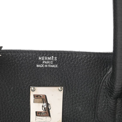 Hermes Taurillon Clemence JPG Birkin 42 Black 6 of 23
