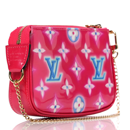 Louis Vuitton Vernis Valentine Mini Pochette Accessories Fuchsia Neon 3 of 10