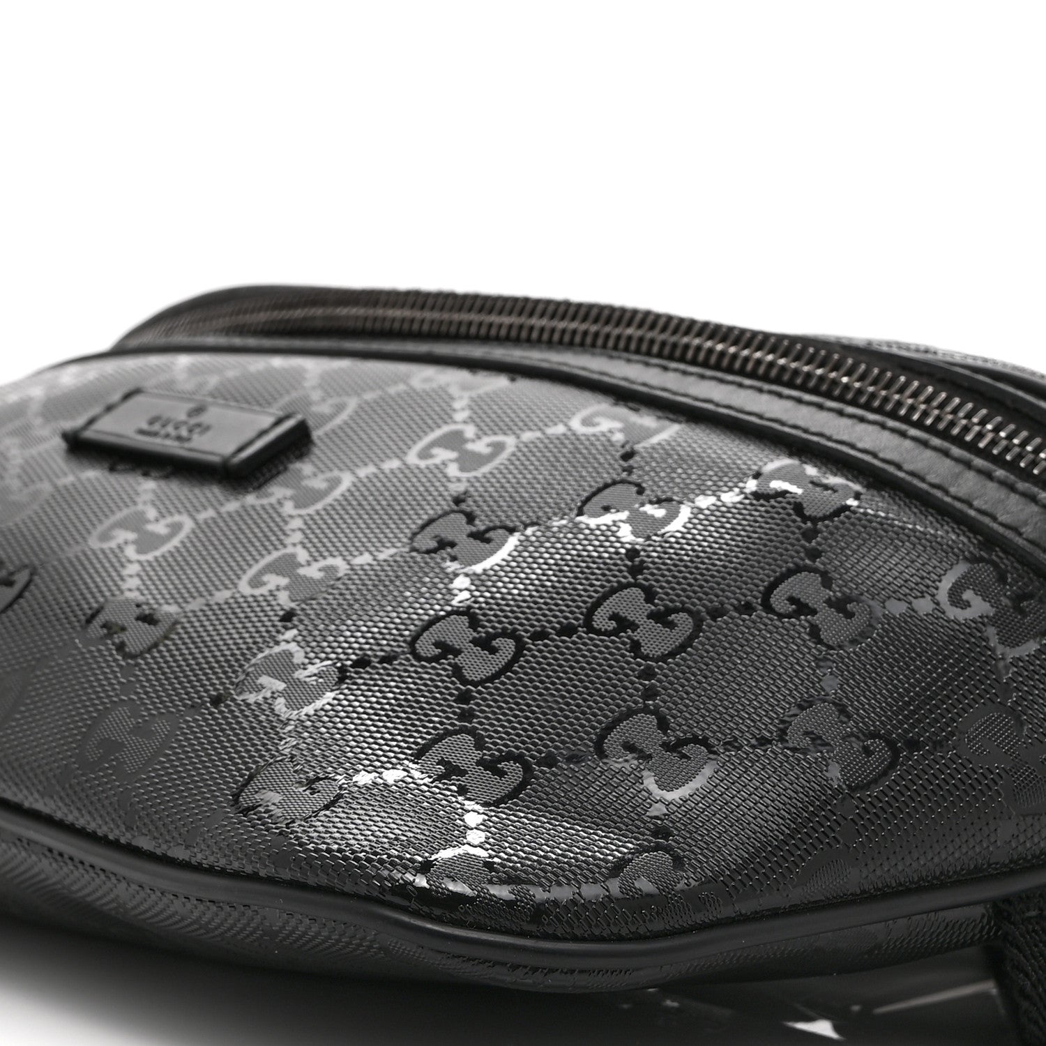 Gucci Imprime Monogram Belt Bag Black 11 of 11