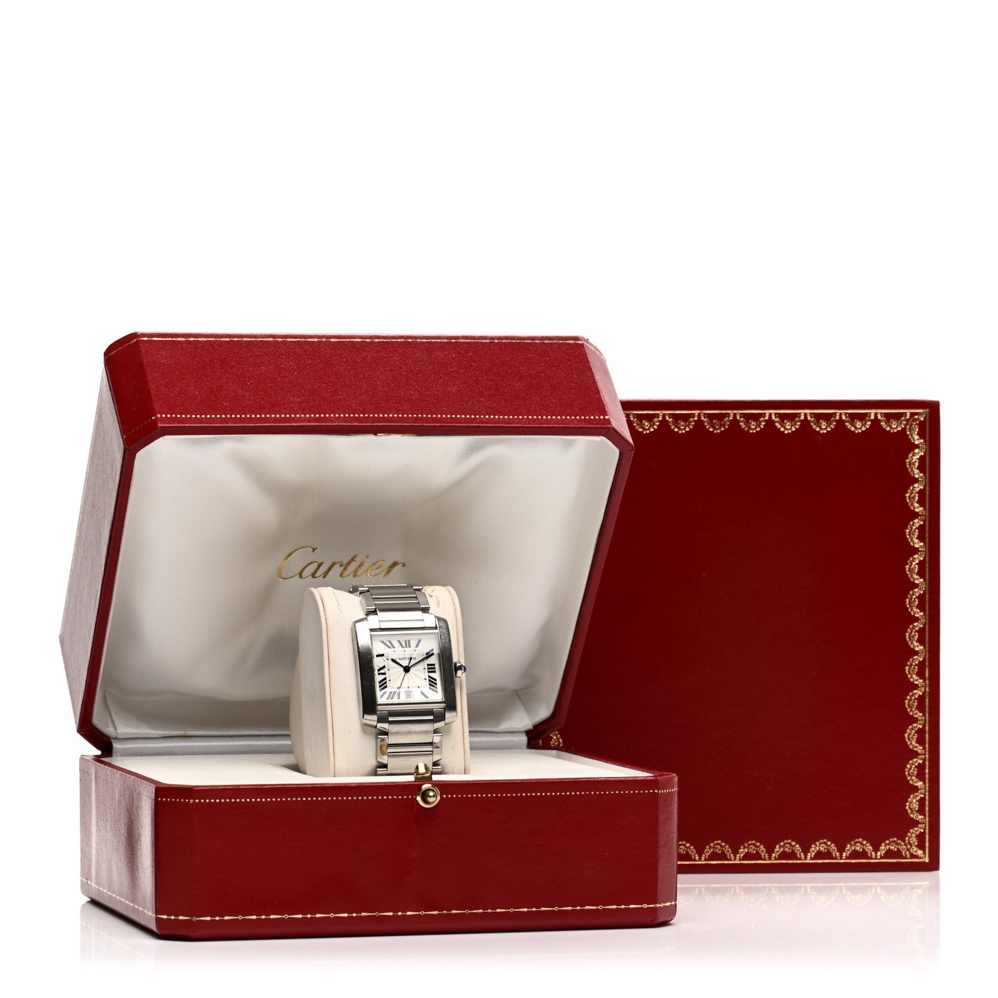Stainless Steel 28mm Tank Francaise Automatic Watch