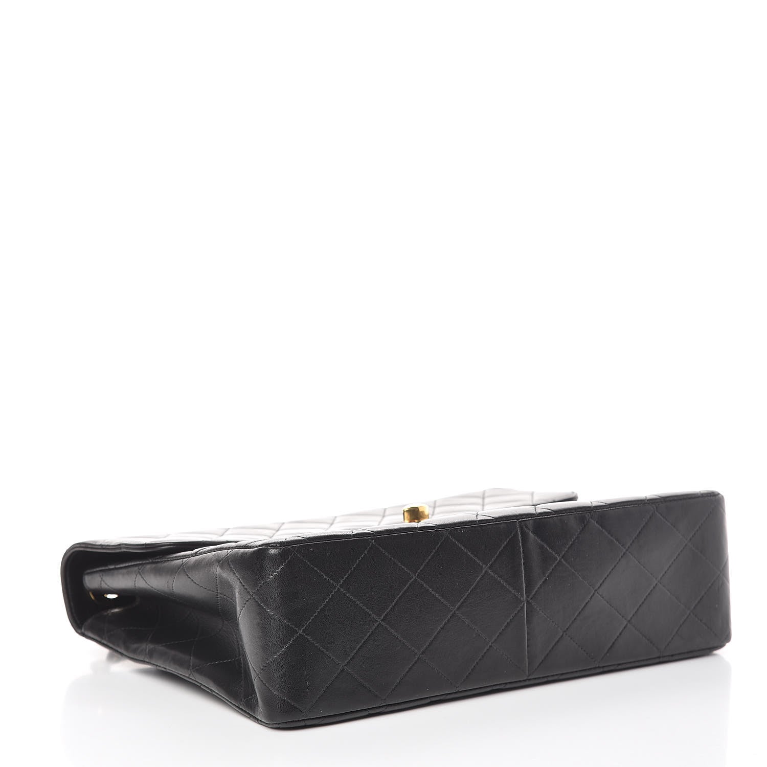 Chanel Lambskin Quilted Jumbo Single Flap Black 4 of 16