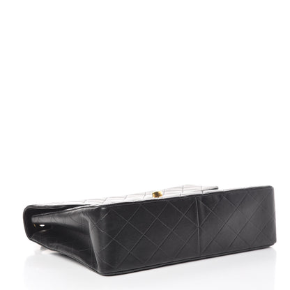 Chanel Lambskin Quilted Jumbo Single Flap Black 4 of 16