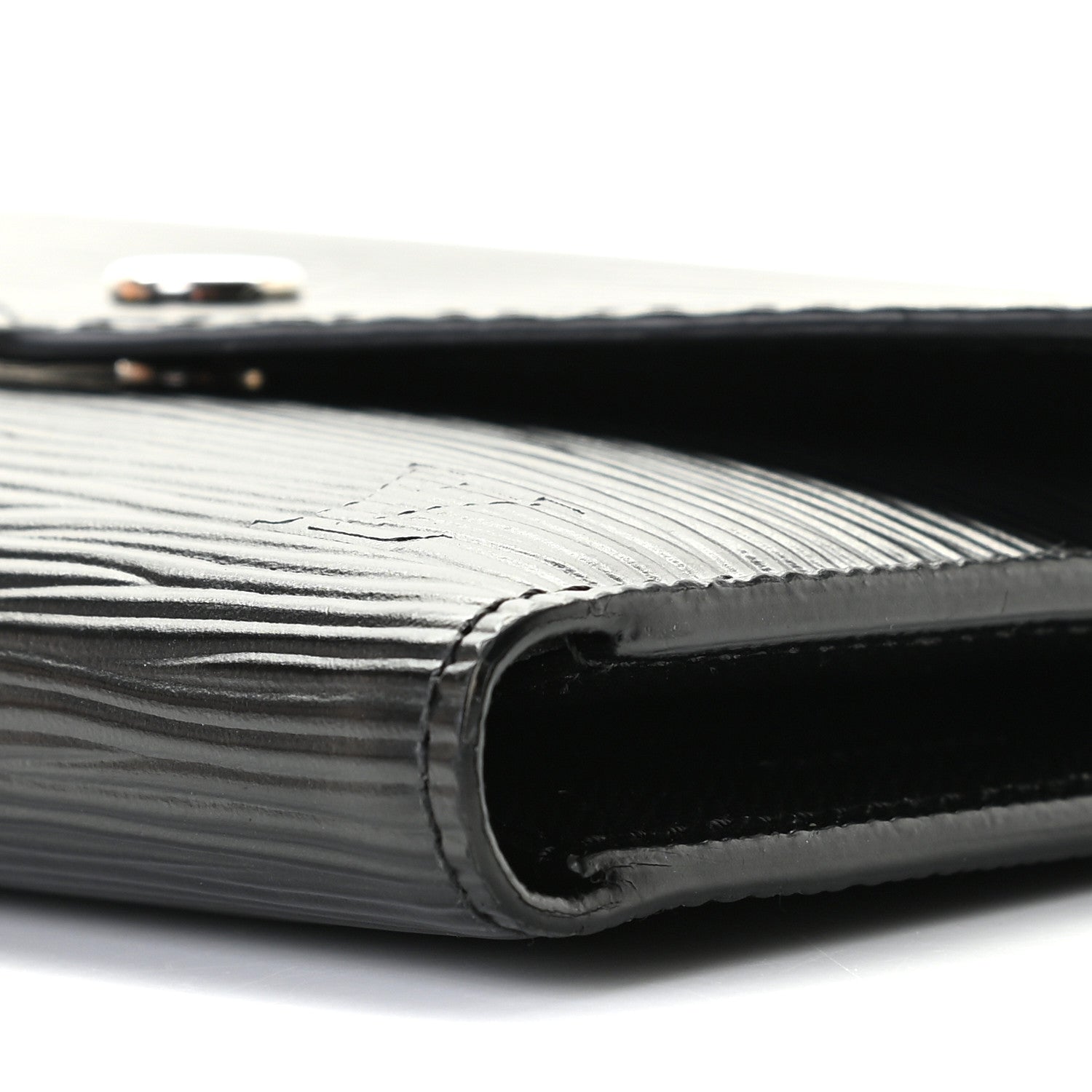 Louis Vuitton Epi Victorine Wallet Black 9 of 10