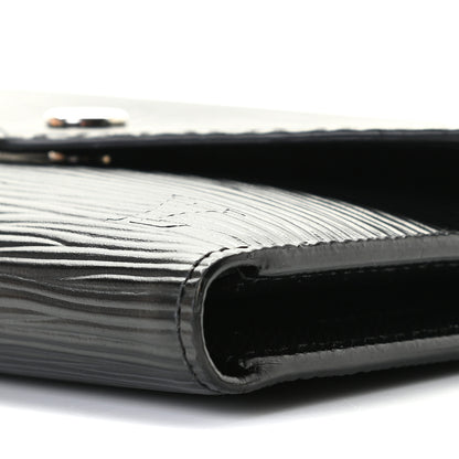 Louis Vuitton Epi Victorine Wallet Black 9 of 10