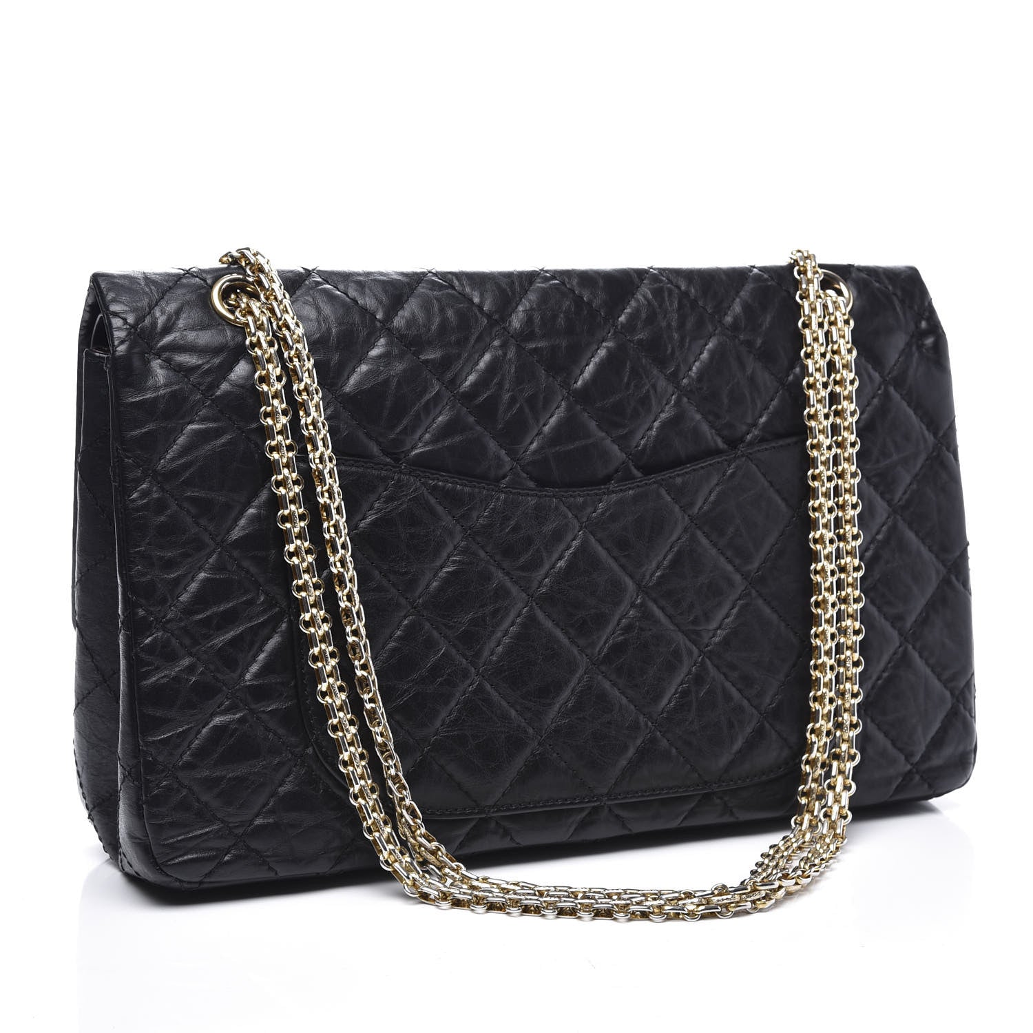Chanel Aged Calfskin Quilted 2.55 Reissue 227 Flap Black 2 of 11