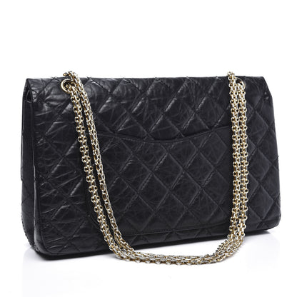 Chanel Aged Calfskin Quilted 2.55 Reissue 227 Flap Black 2 of 11