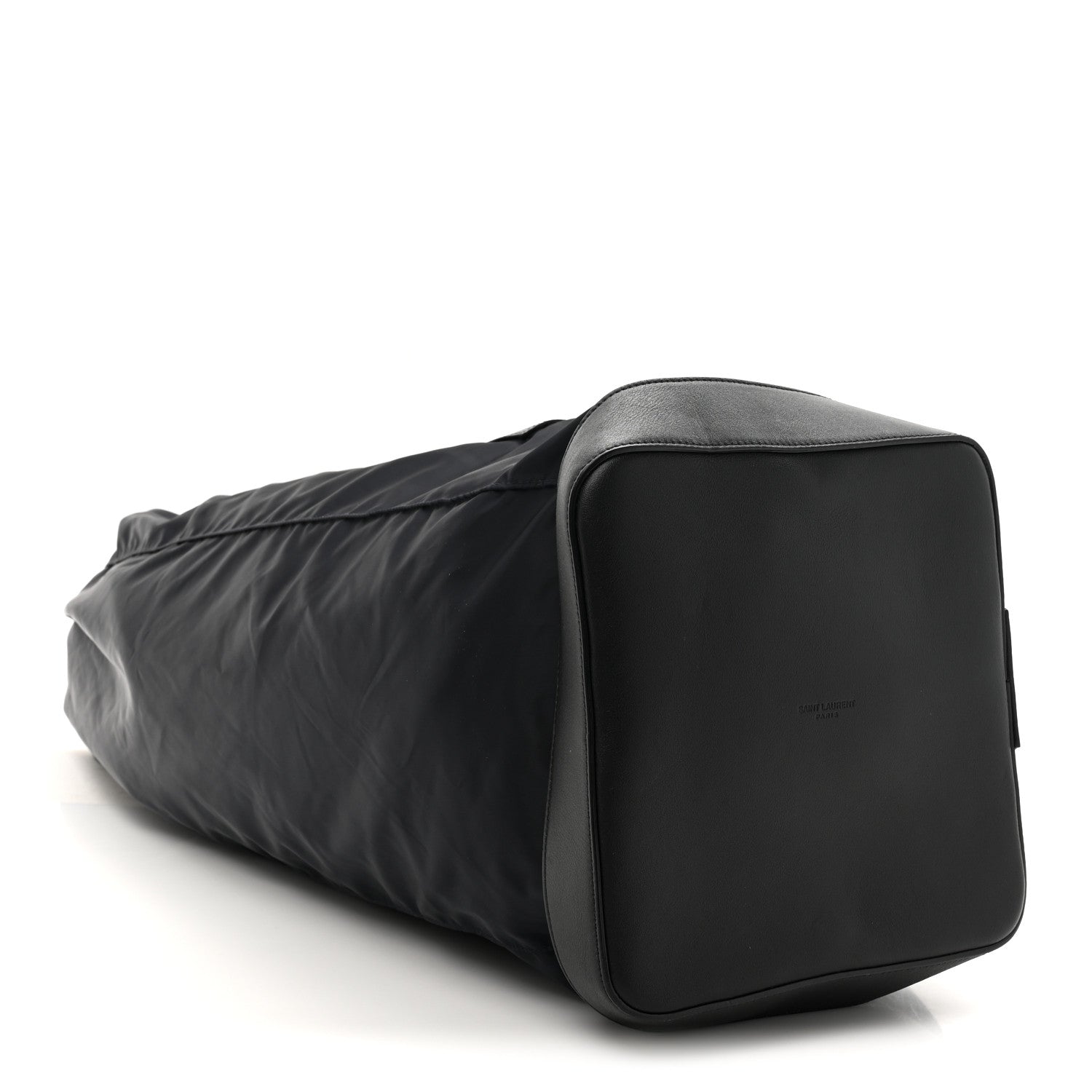 Saint Laurent Nylon City Long Sling Bag Dark Blueberry Black 4 of 11