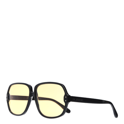 Gucci Acetate Sunglasses GG0778S Black Yellow 1 of 4