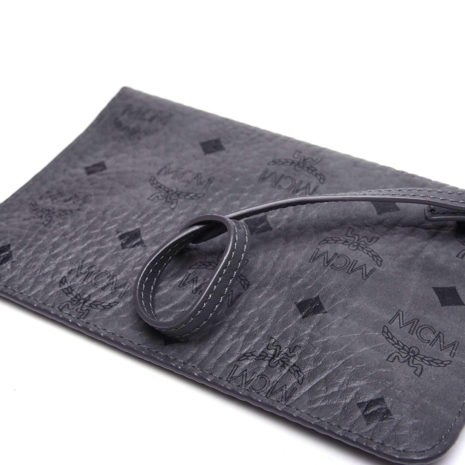 MCM Visetos Pouch Phantom Grey 10 of 10