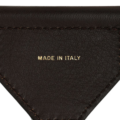 Fendi Ribbon Vitello Century FF 1974 Embroidered Adjustable Strap You Fango Rosa Confetto Chocolate 5 of 5
