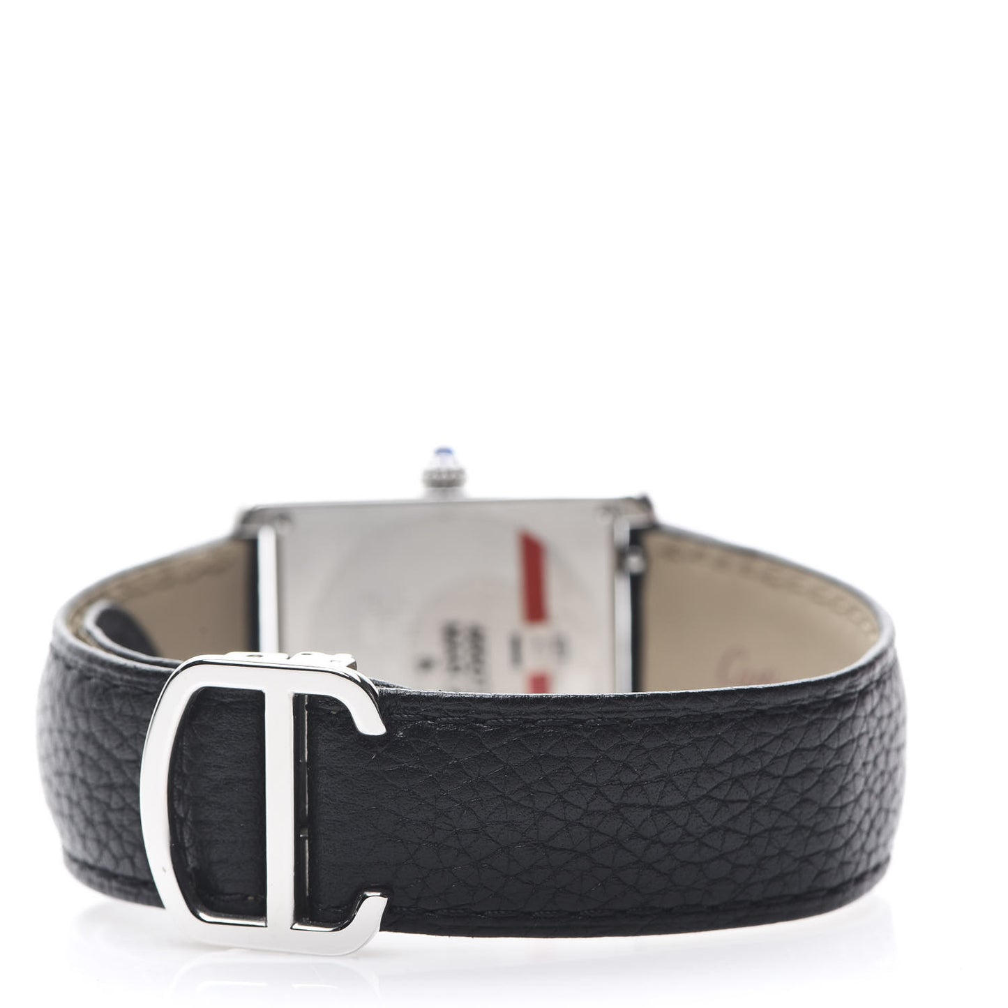 Stainless Steel Calfskin 27mm Tank Solo Quartz Watch