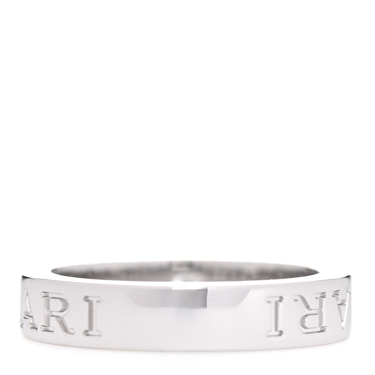 18K White Gold Diamond B.Zero1 Essential Band Ring 50 5.25