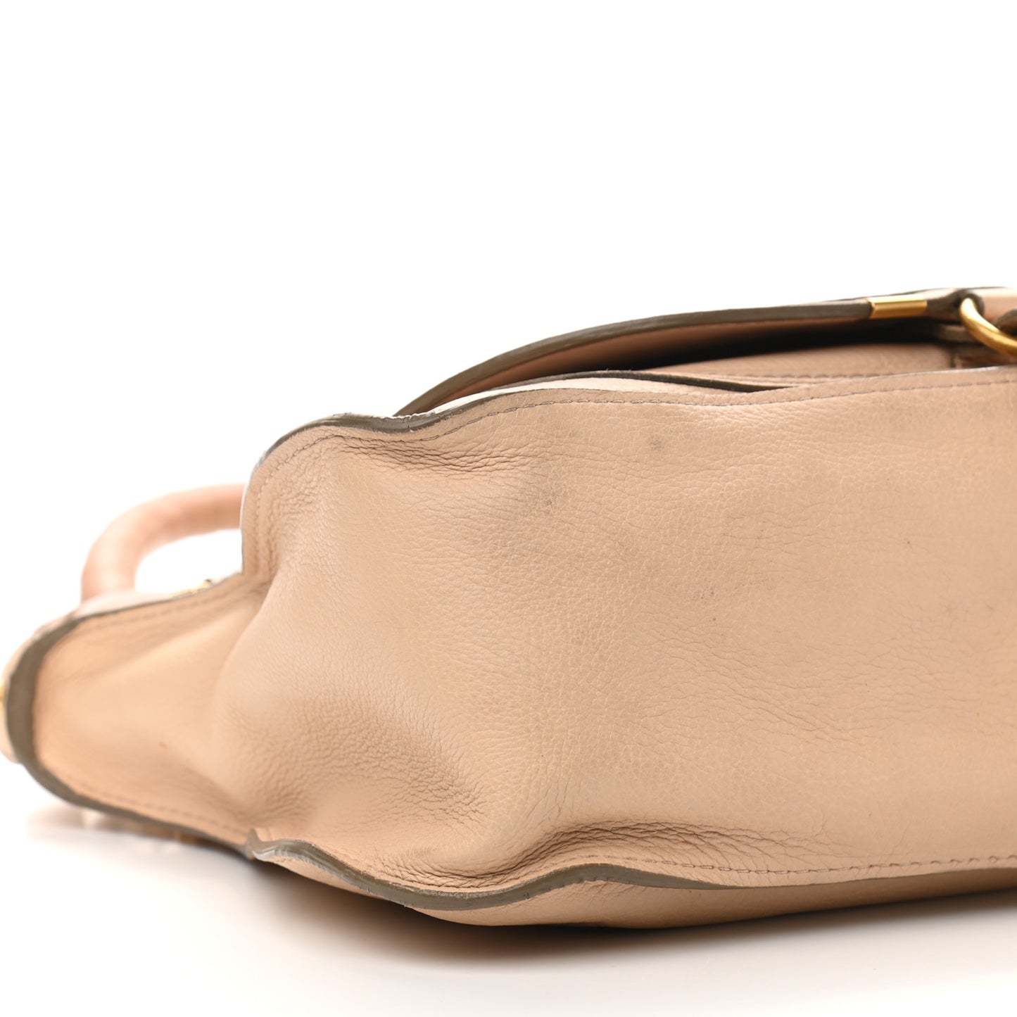 Calfskin Medium Marcie Satchel Beige