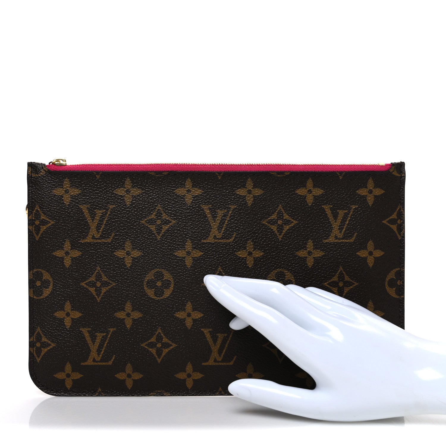 Louis Vuitton Monogram Neverfull MM GM Pochette Pivoine 2 of 7