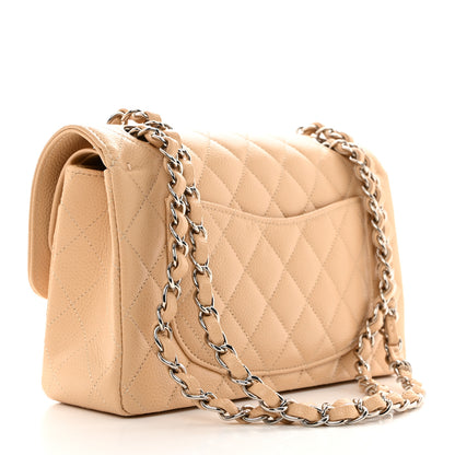 Chanel Caviar Quilted Small Double Flap Beige 2 of 10