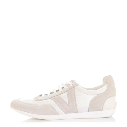 Louis Vuitton Suede Nylon Sneakers 8 White 1 of 8