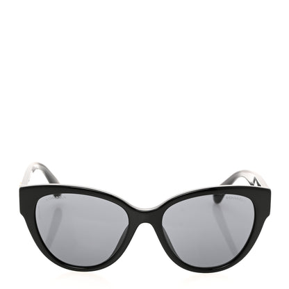 Chanel Acetate Enamel Heart Butterfly Sunglasses 5477-A Black 2 of 8