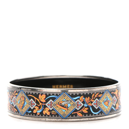 Hermes Enamel Printed Pilgrim Wide Bracelet 65 1 of 4