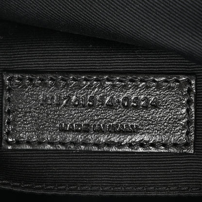 Saint Laurent Calfskin Matelasse Monogram Lou Camera Bag Dark Beige 7 of 12