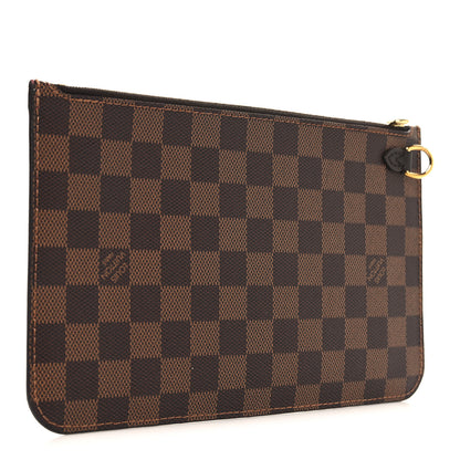 Louis Vuitton Damier Ebene Neverfull MM GM Pochette 3 of 8