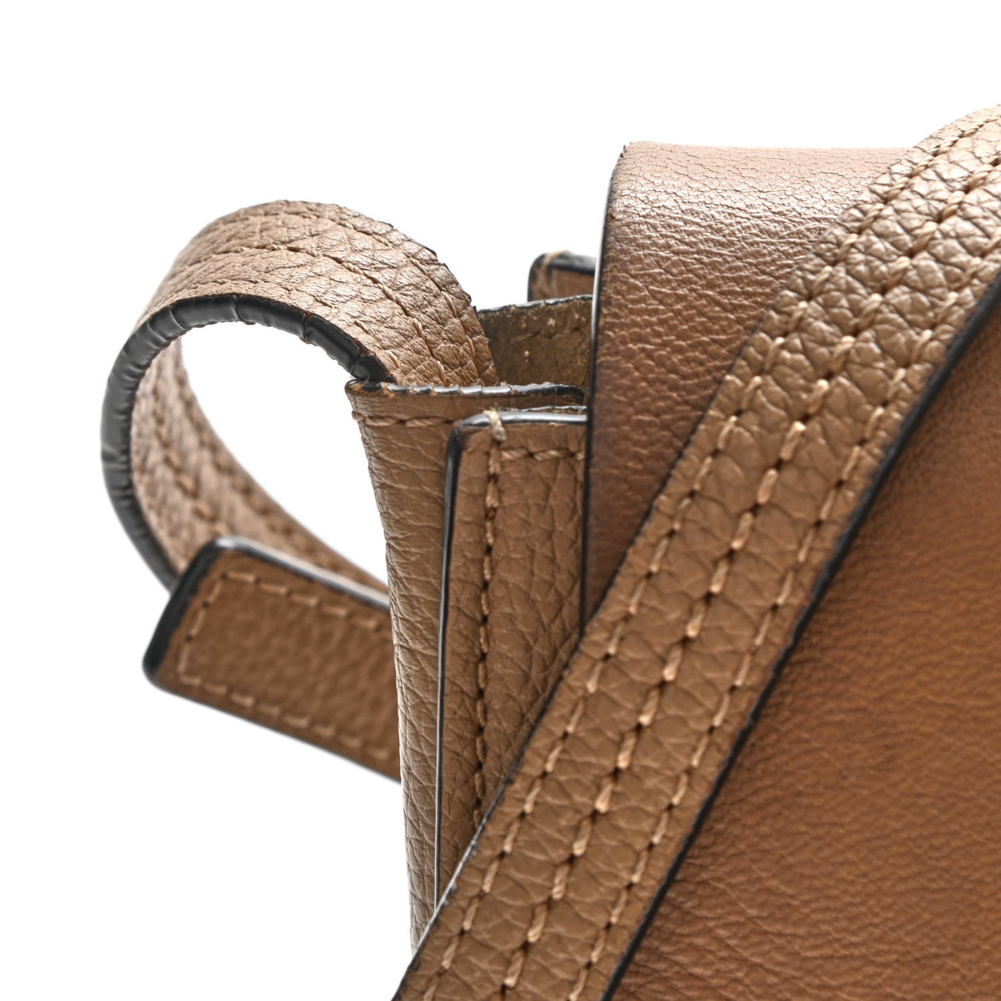 Goatskin Small Faye Shoulder Bag Tan
