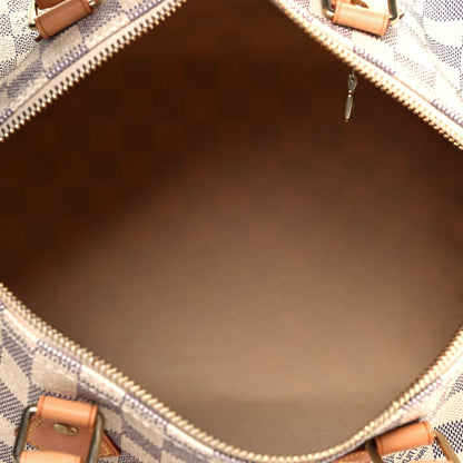 Louis Vuitton Damier Azur Speedy 30 5 of 16