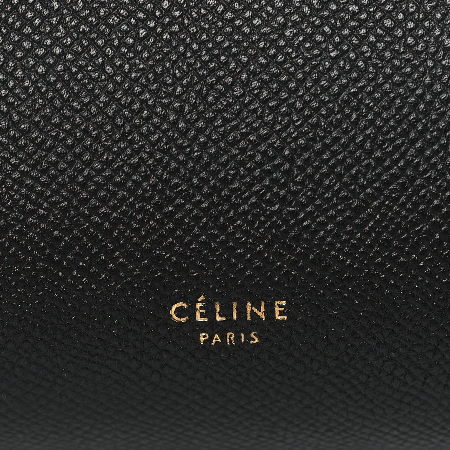 Grained Calfskin Micro Belt Bag Black