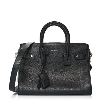 Saint Laurent Grained Calfskin Baby Supple Sac De Jour Black 1 of 5