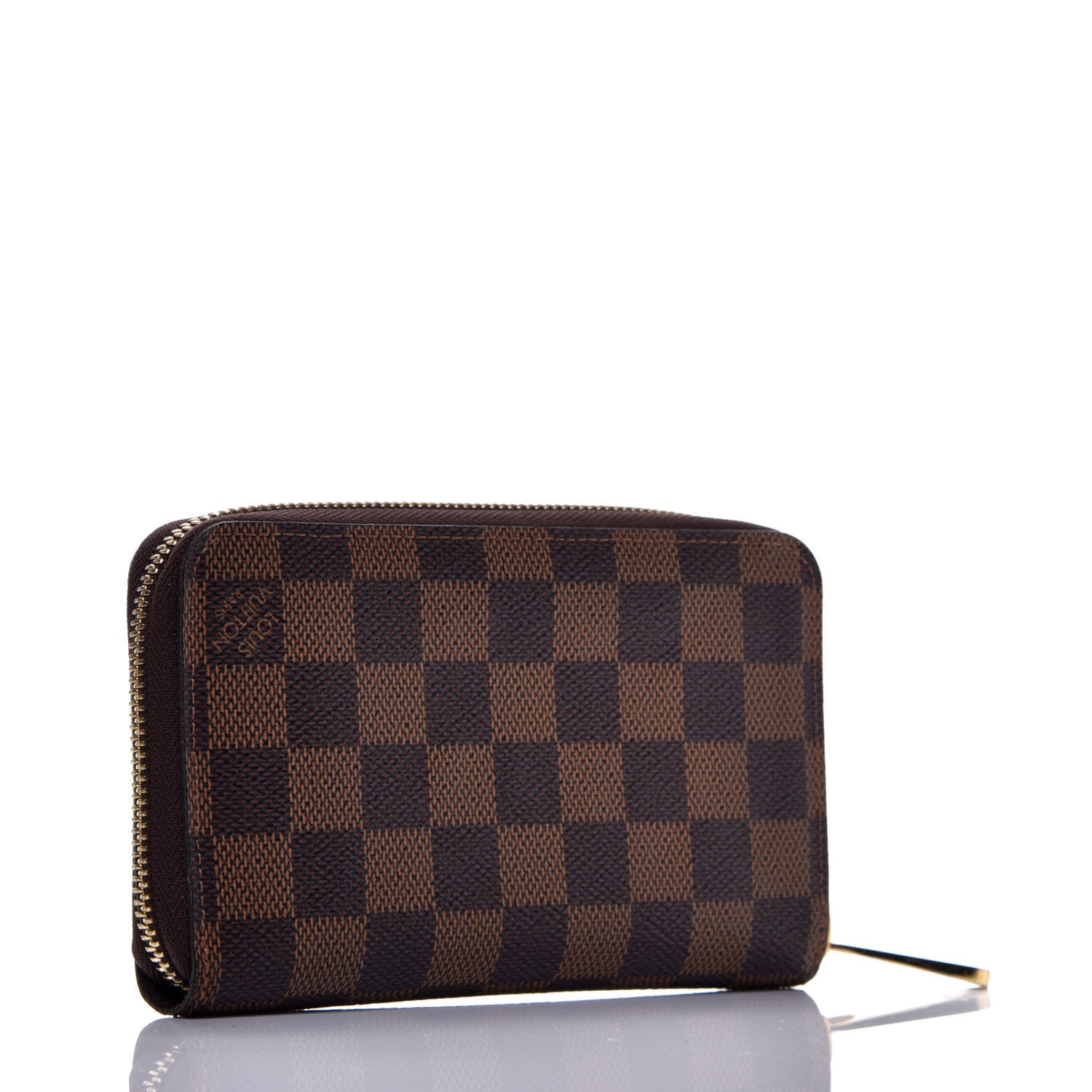 Louis Vuitton Damier Ebene Zippy Compact Wallet 3 of 9