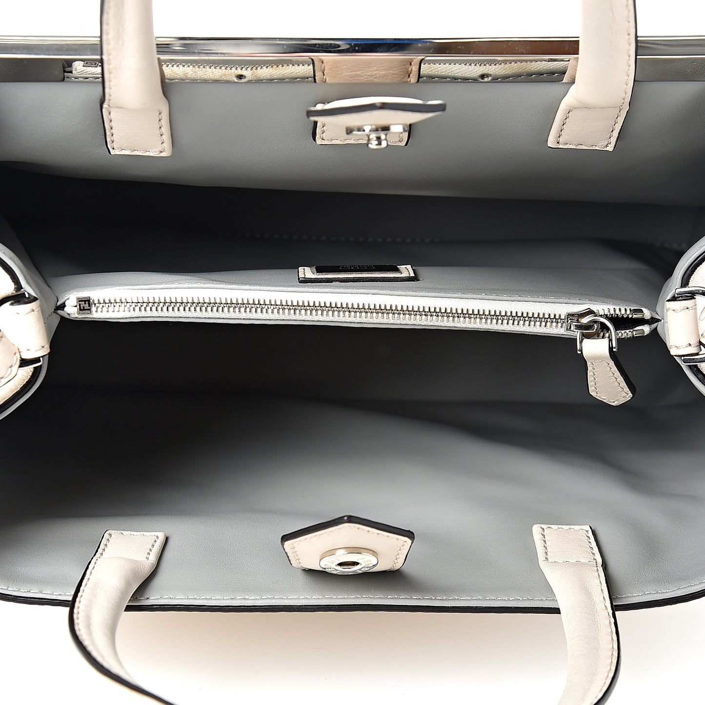 Vitello Dolce Century Petite 2Jours Tote Camelia Ghiaccio