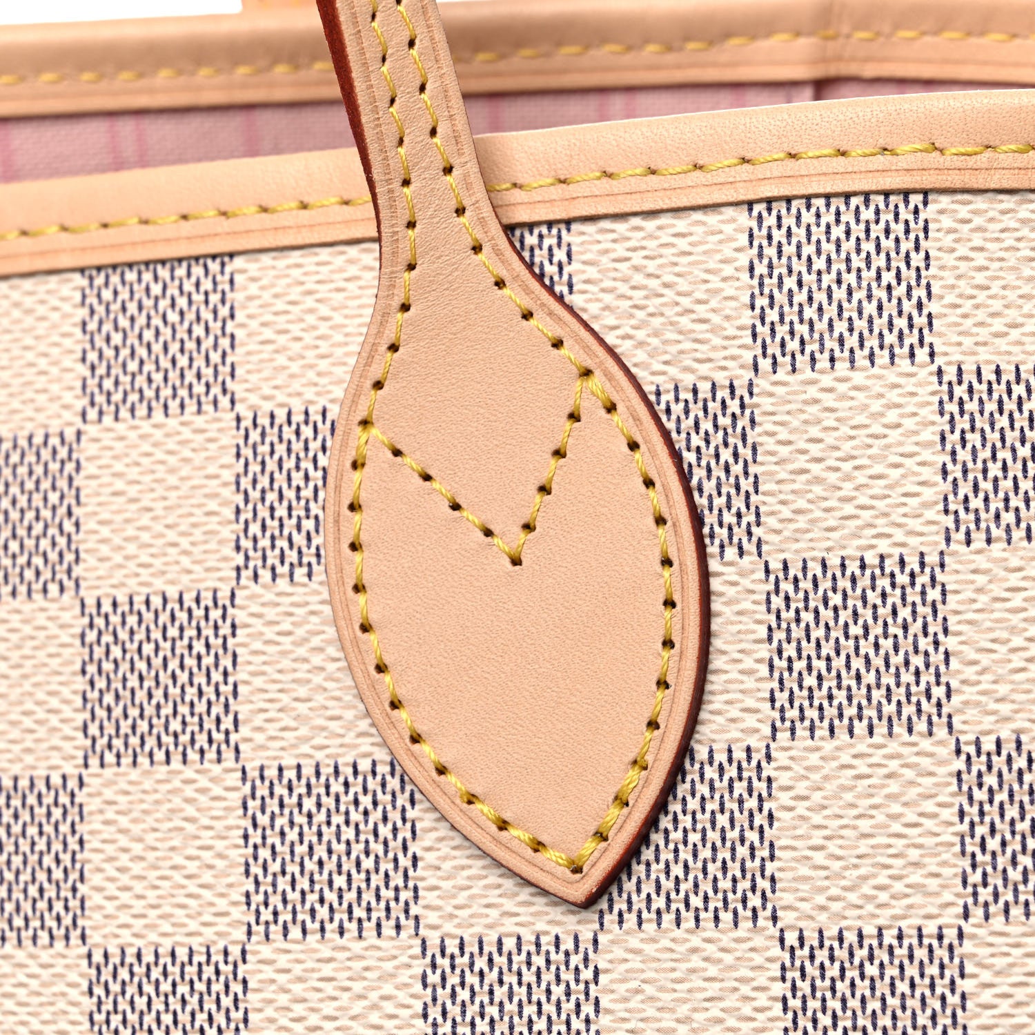 Louis Vuitton Damier Azur Neo Neverfull MM Rose Ballerine 10 of 11