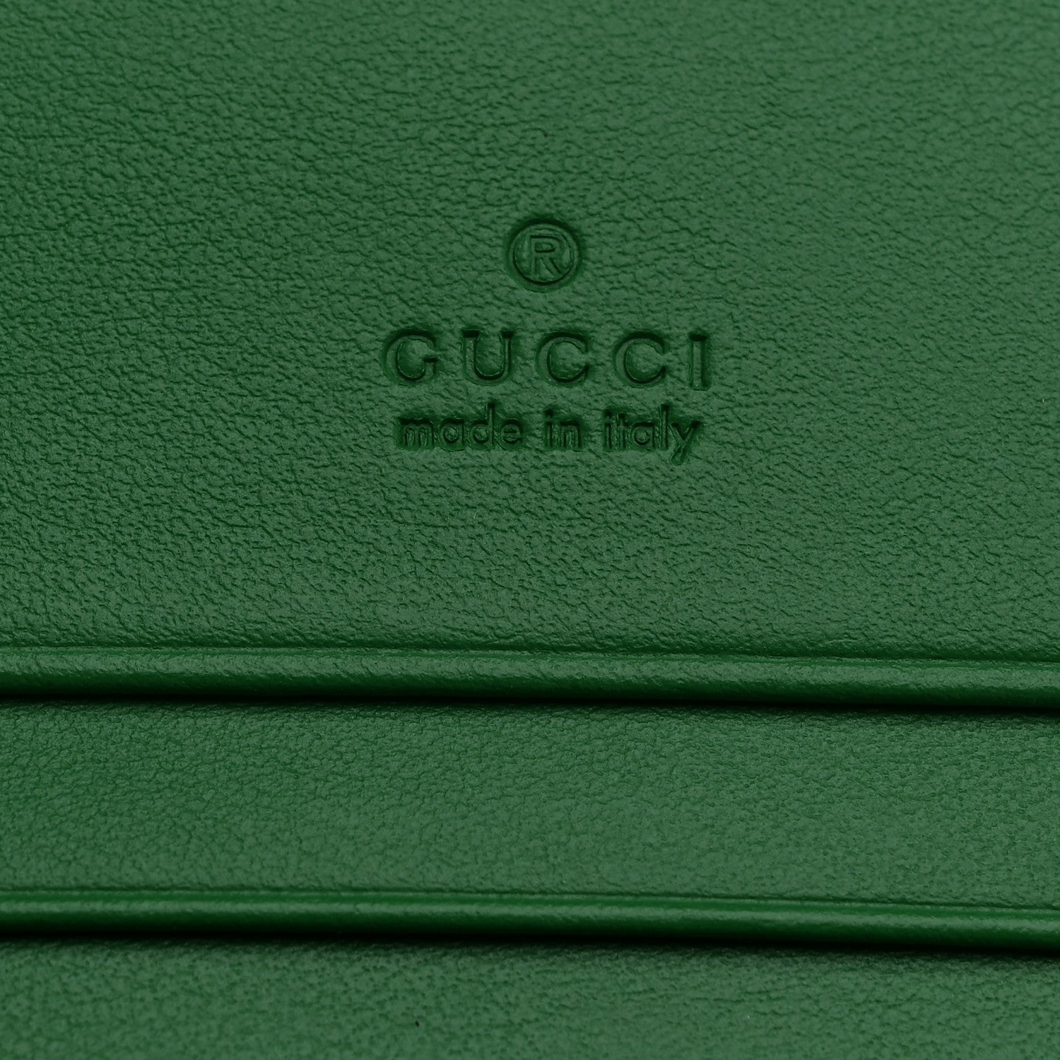 Gucci Calfskin GG Matelasse Card Case Wallet Spring Green 6 of 8