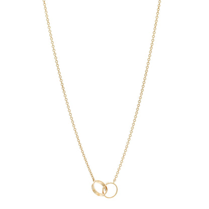 Cartier 18K Yellow Gold Interlocking LOVE Necklace 1 of 6