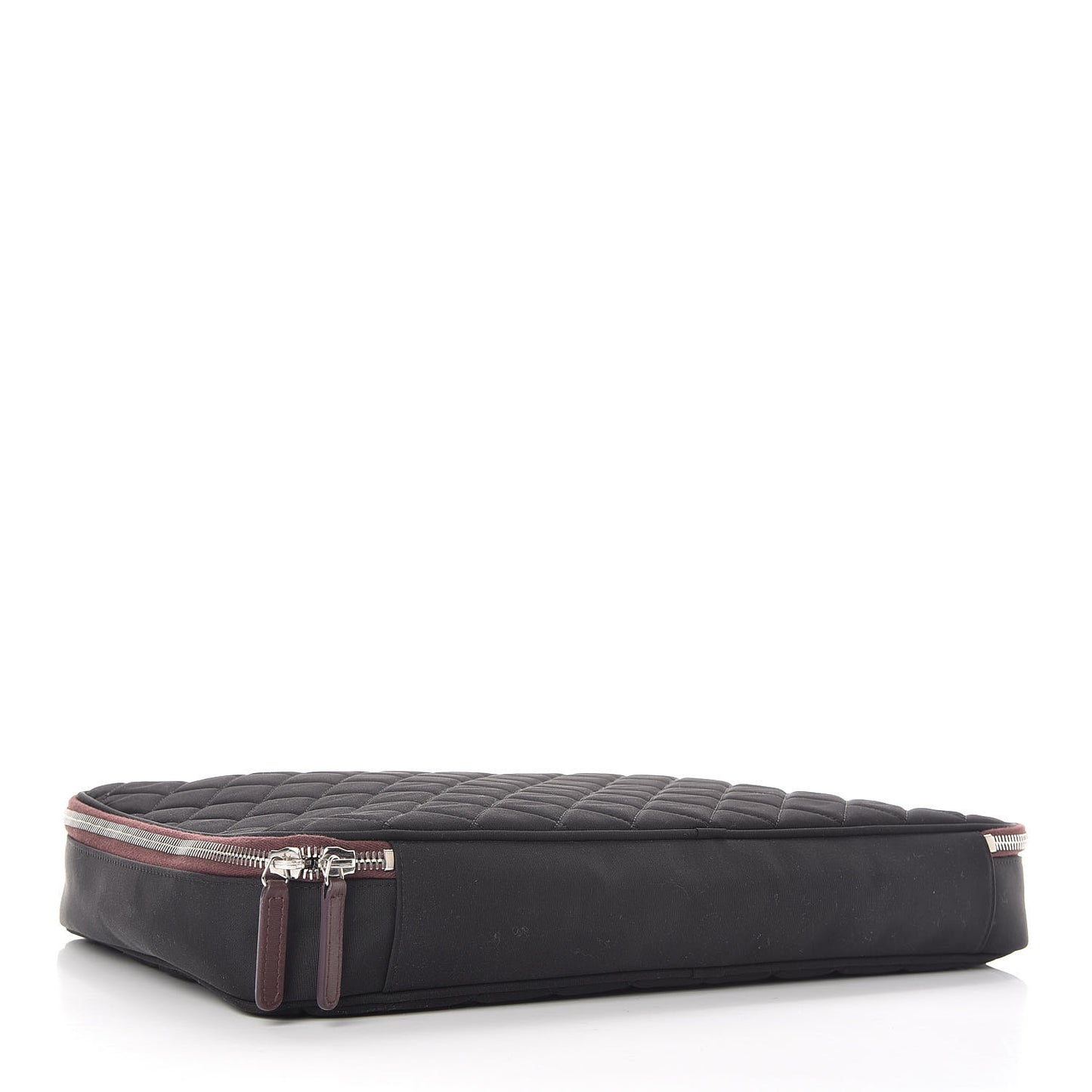Nylon Quilted Laptop Case Black