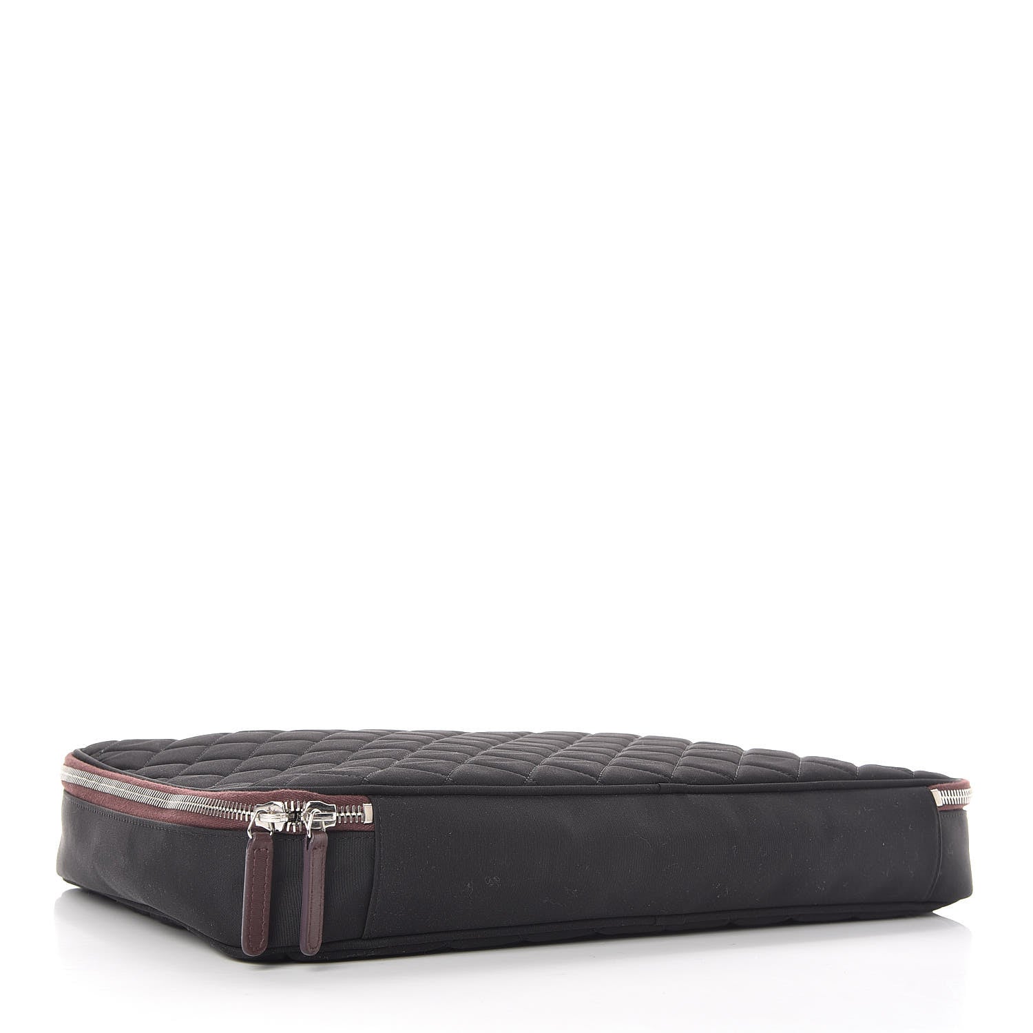 Chanel Nylon Quilted Laptop Case Black 4 of 10