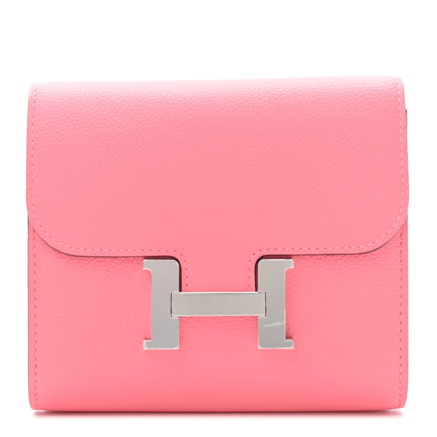 Hermes Evercolor Constance Short Wallet Rose Azalee 1 of 6
