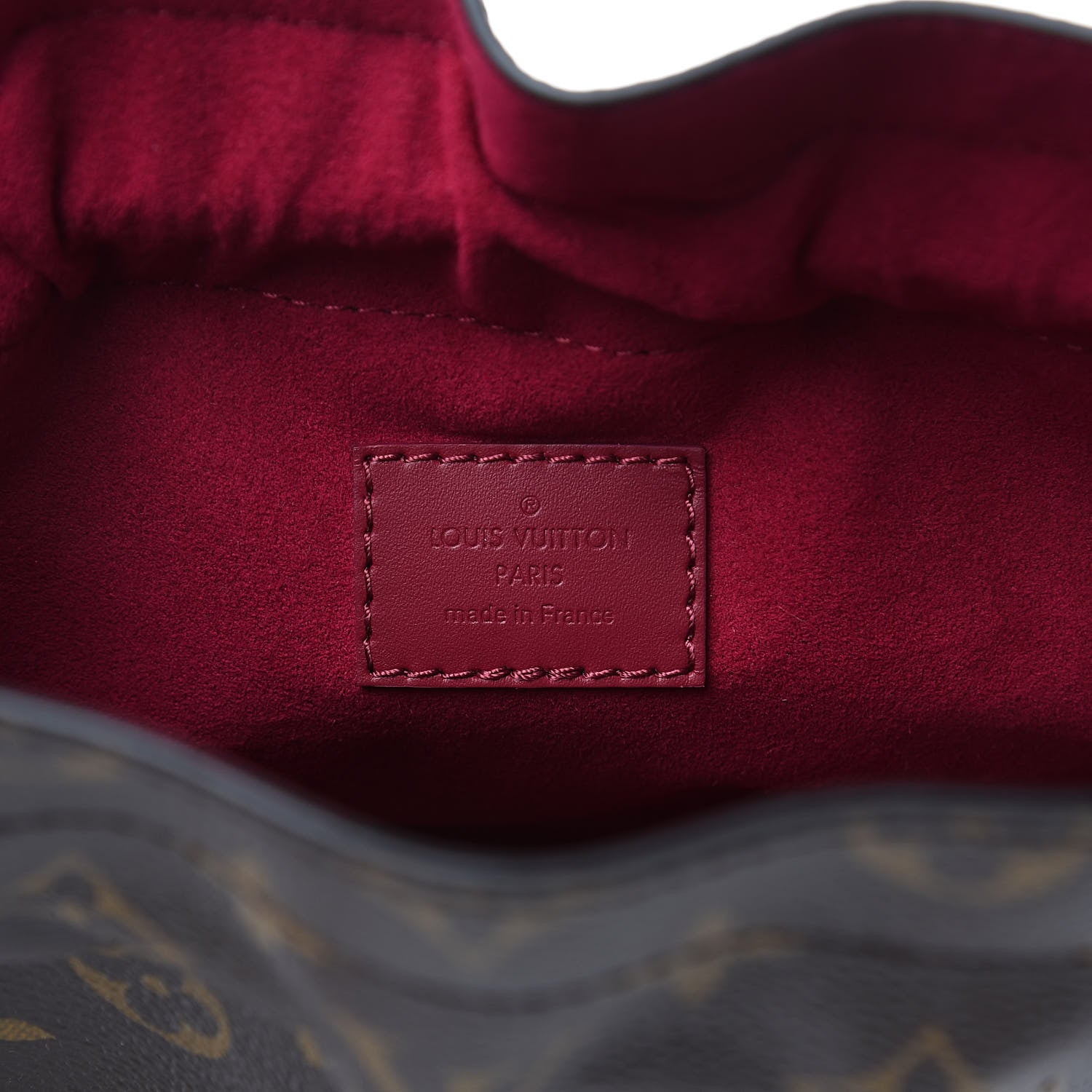 Louis Vuitton Monogram Pouch Noe Fuchsia 6 of 9