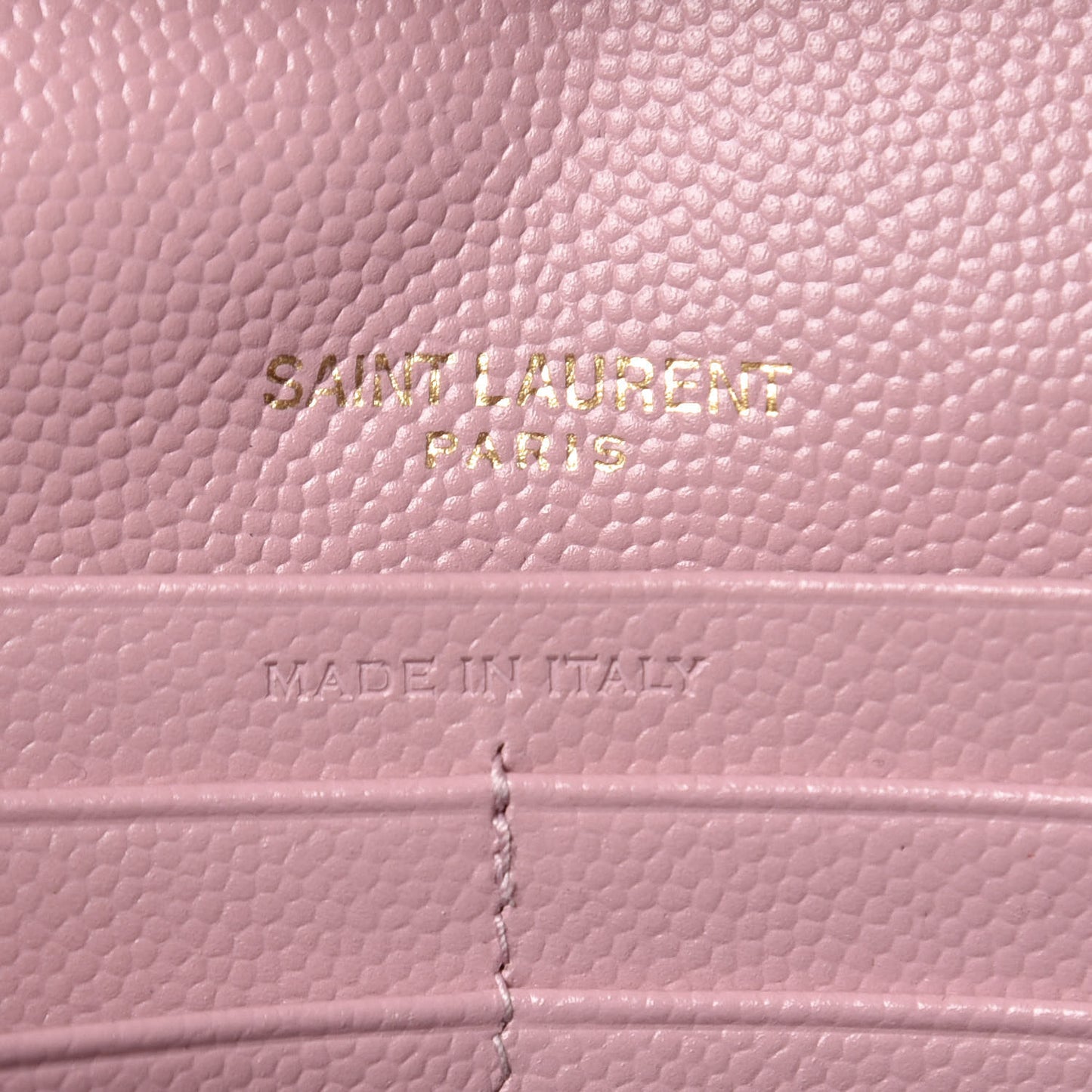 Grain De Poudre Matelasse Chevron Monogram Chain Wallet Pink