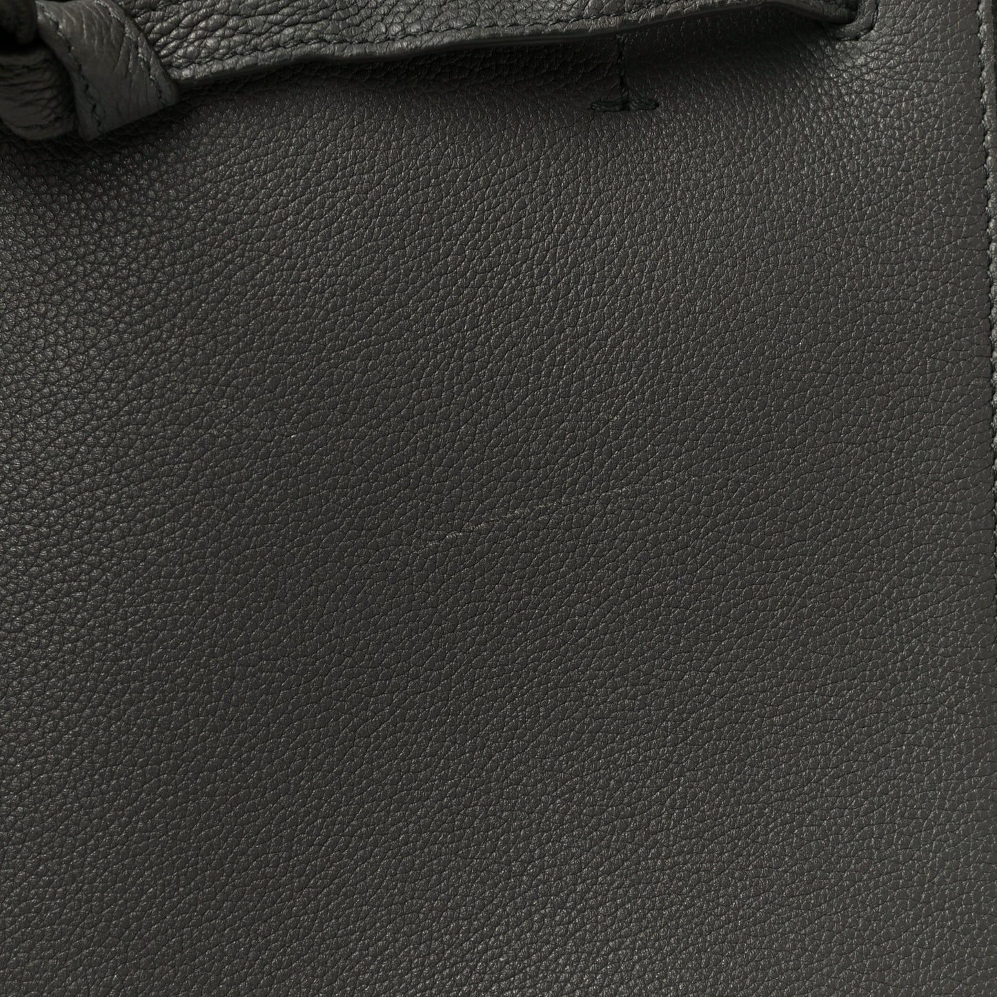 Soft Grained Calfskin Small Belt Cabas Phantom Grey