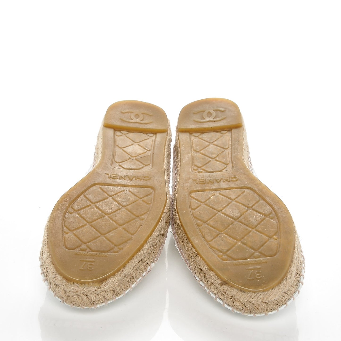 Patent Sequin CC Espadrilles 37 White