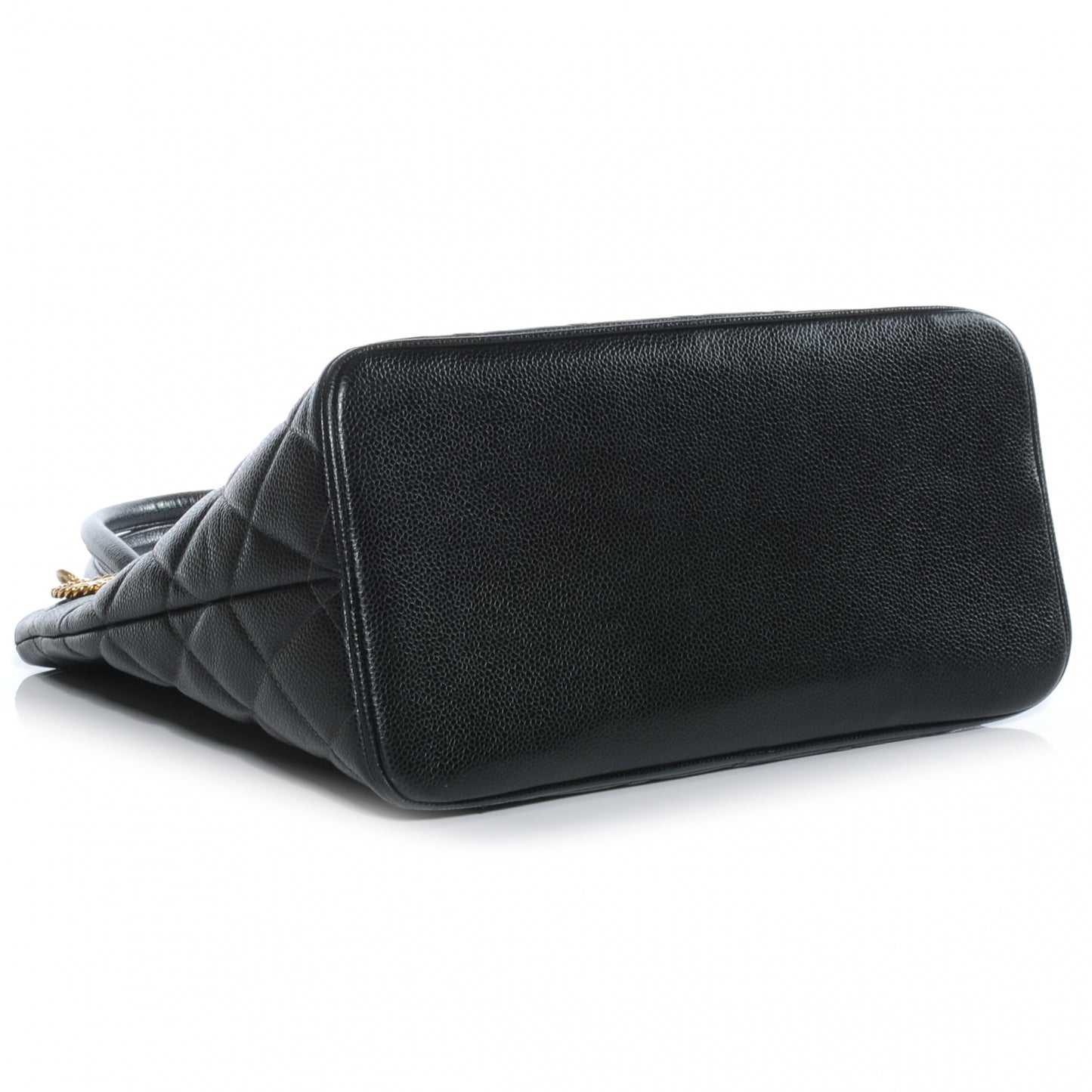 Caviar Medallion Tote Black