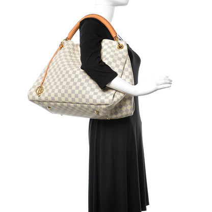 Louis Vuitton Damier Azur Artsy MM 2 of 10