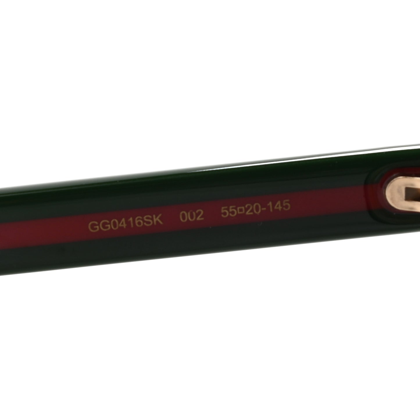Acetate GG Web Round Eye Sunglasses GG0854SK Black