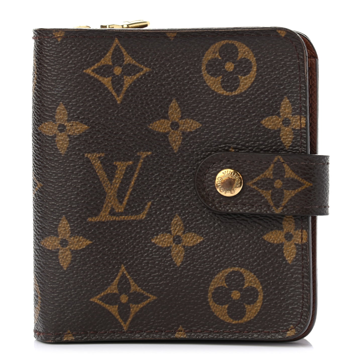 Monogram Compact Zippe Zipped Wallet