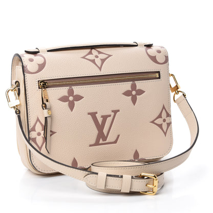 Louis Vuitton Empreinte Monogram Giant Pochette Metis Creme Bois De Rose 3 of 10