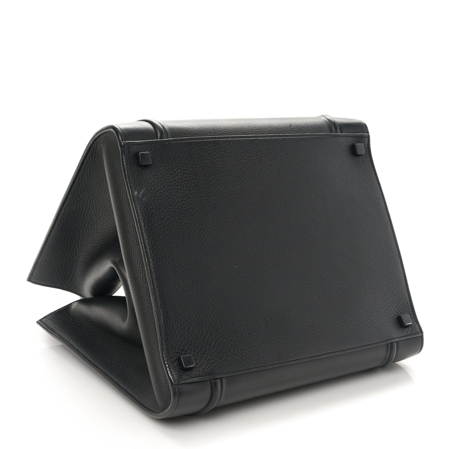 Supple Calfskin Medium Phantom Luggage Black