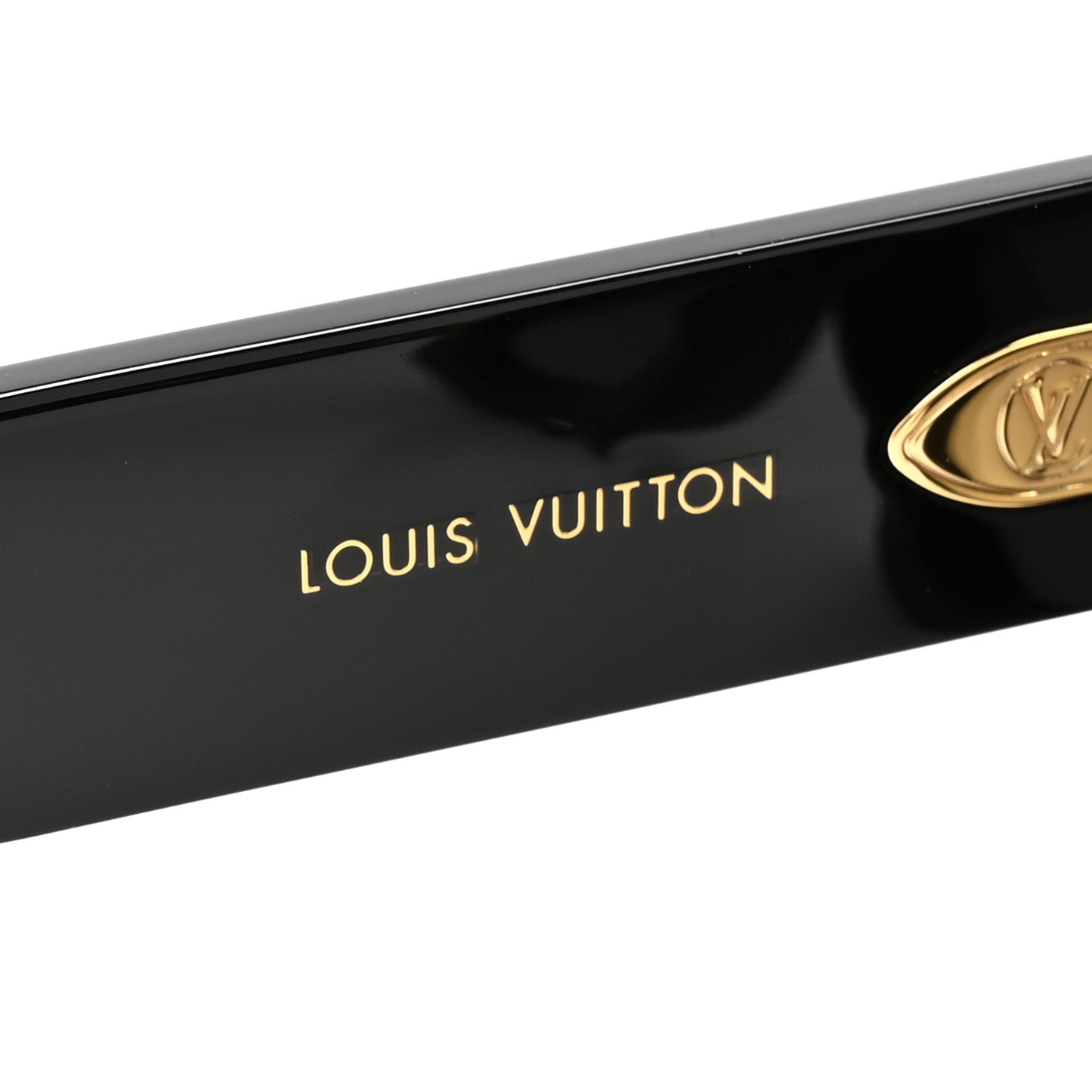 Acetate LV Empreinte Square Sunglasses Z1611W Black