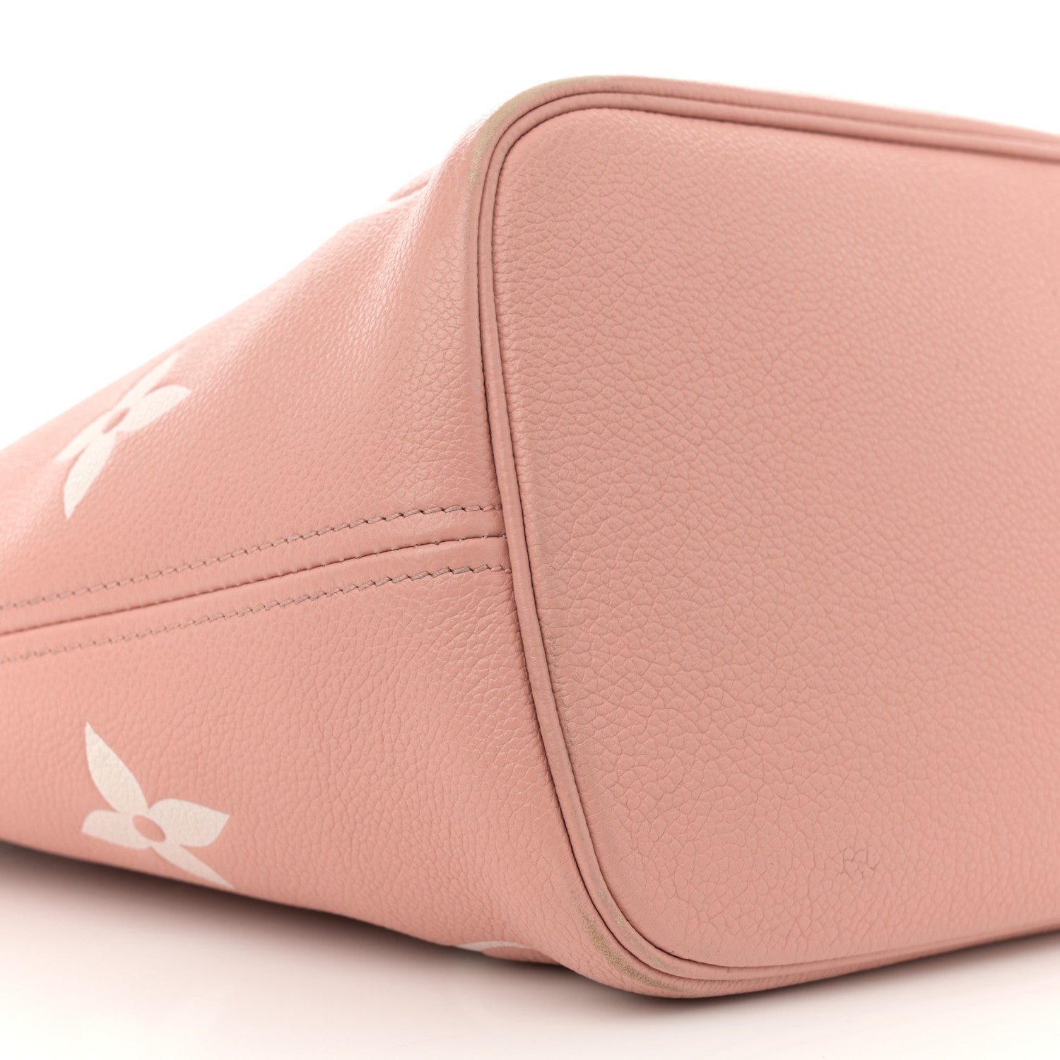 Louis Vuitton Empreinte Monogram Giant Neverfull MM Trianon Pink Cream 9 of 17