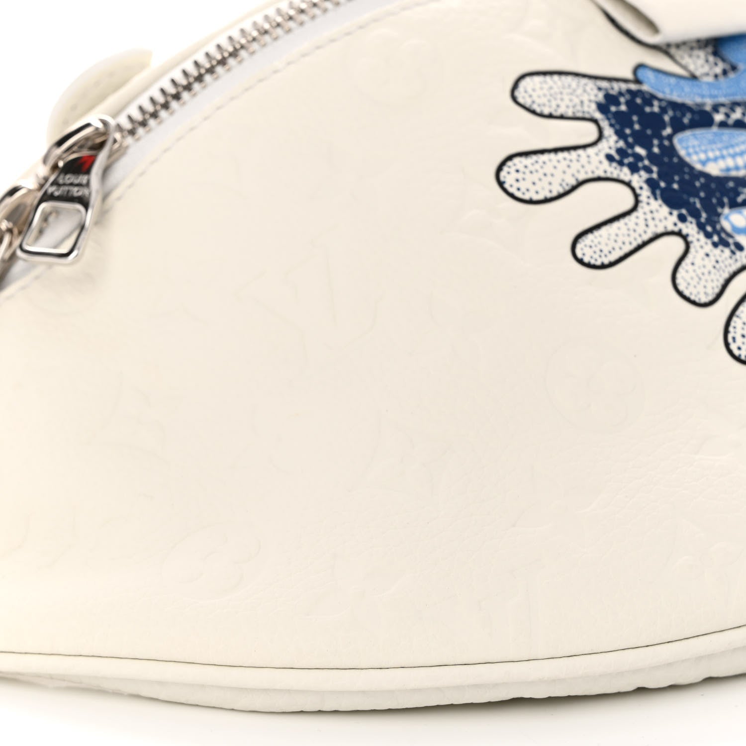 Louis Vuitton LV X YK Taurillon Monogram Psychedelic Flower BumBag White Multicolor 8 of 9